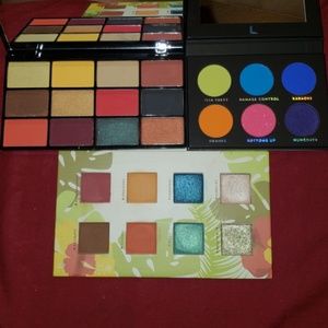 NYX Fire, Alamar, Laura Lee colorful palettes